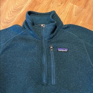 Patagonia Better Sweater 1/4 zip fleece Pinyon Green  Pullover size M